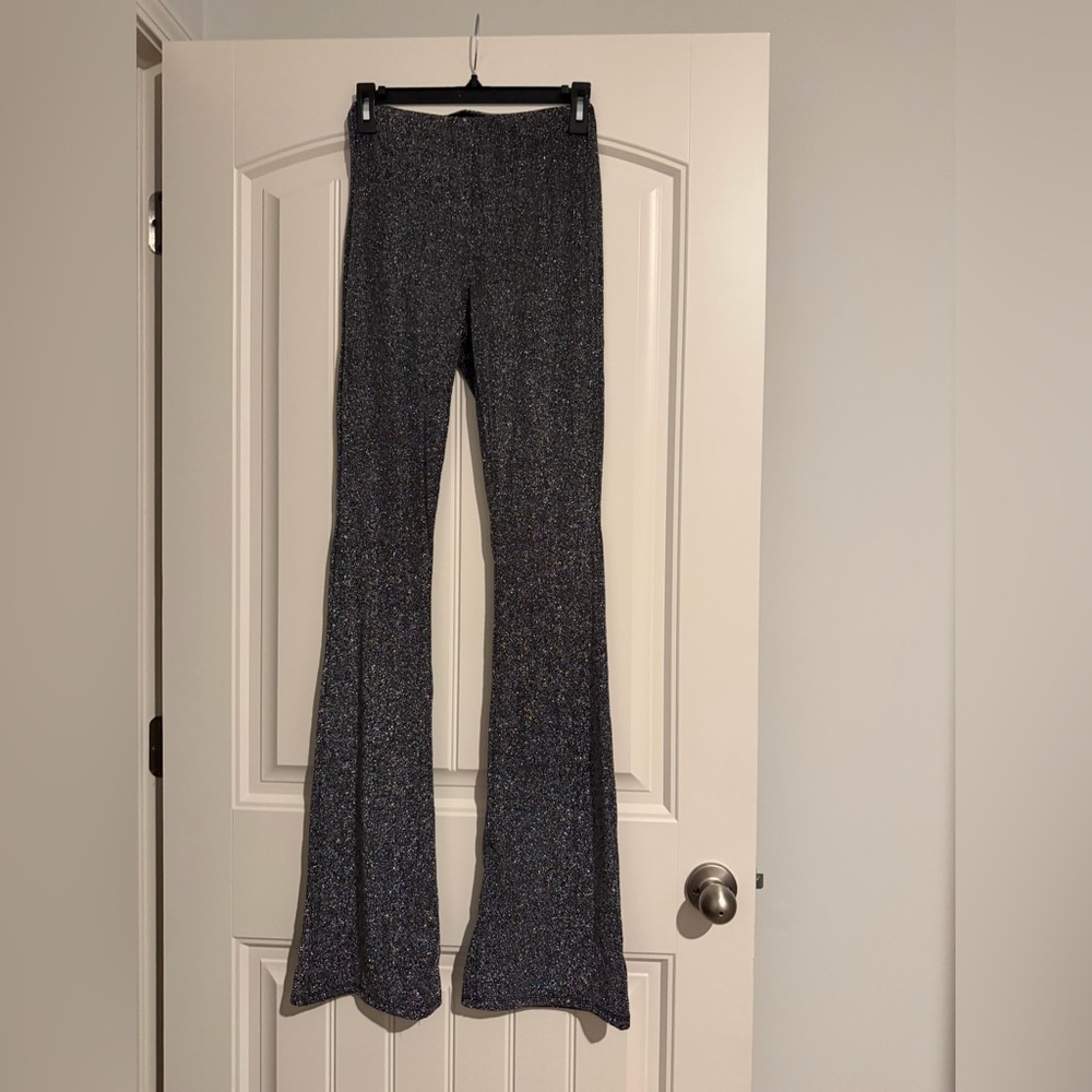 Sequin flare pants